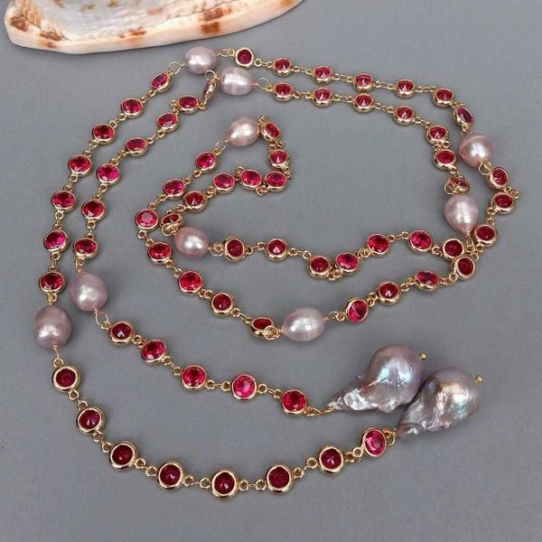 pendant necklaces y.ying cultured purple keshi pearl fuchsia color cz pave long chain long necklace 49" w0421, Silver
pendant necklaces y.ying cultured purple keshi pearl fuchsia color cz pave long chain long necklace 49" w0421, Silver