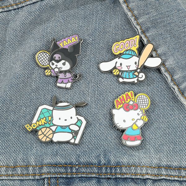 kuromi cats playing tennis brooch cute anime movies games hard enamel pins collect metal cartoon brooch backpack hat bag collar lapel badges, Blue
kuromi cats playing tennis brooch cute anime movies games hard enamel pins collect metal cartoon brooch backpack hat bag collar lapel badges, Blue