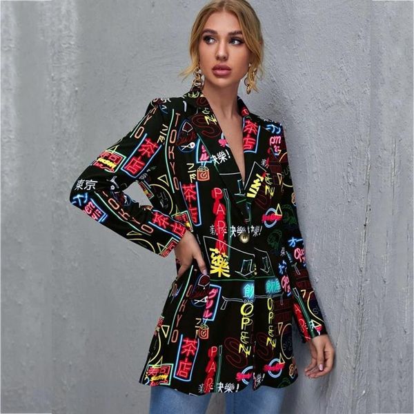 pants vintage black japan fashion print notched single button blazer women coat harajuku casual street elegant lady jacket streetwear, White
pants vintage black japan fashion print notched single button blazer women coat harajuku casual street elegant lady jacket streetwear, White