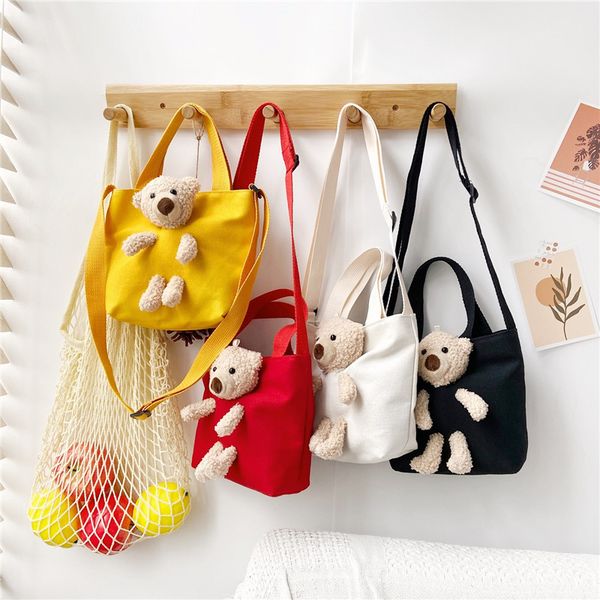 little bear handbags one shoulder crossbody bag for children 2023 new fashion canvas small bag for women japanese korean cartoon cute, Black
little bear handbags one shoulder crossbody bag for children 2023 new fashion canvas small bag for women japanese korean cartoon cute, Black