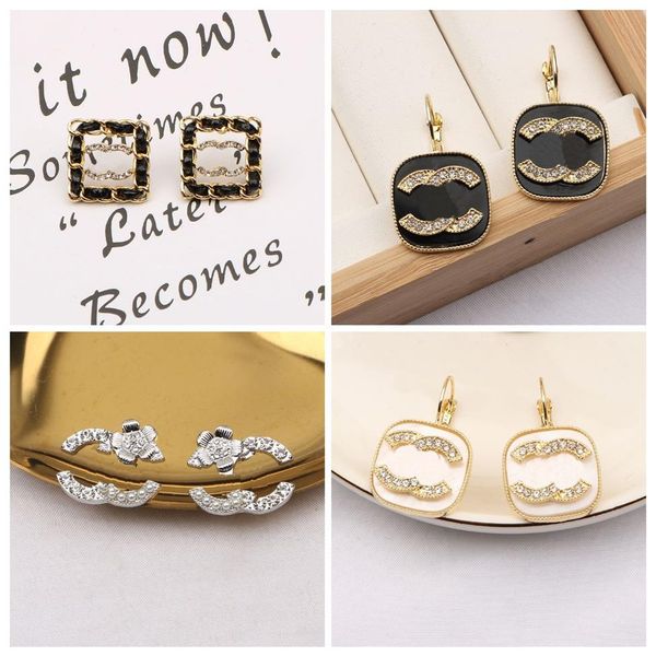 womens 18k gold plated ear stud dangle earrings brand designers geometry letters fashion women tassels crystal rhinestone earring 283g, Silver
womens 18k gold plated ear stud dangle earrings brand designers geometry letters fashion women tassels crystal rhinestone earring 283g, Silver