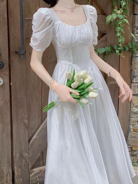 it looks great light luxury and elegance french tea break senior sense temperament white bubble sleeve tucked waist slimming fairy dress sml, Black;gray
it looks great light luxury and elegance french tea break senior sense temperament white bubble sleeve tucked waist slimming fairy dress sml, Black;gray