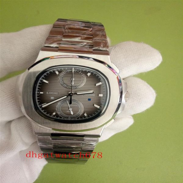luxury new nautilus 5990 1a-001 gray dial miyota quartz chronograph mens watch ss bracelet satch sport watches wa252l, Slivery;brown
luxury new nautilus 5990 1a-001 gray dial miyota quartz chronograph mens watch ss bracelet satch sport watches wa252l, Slivery;brown