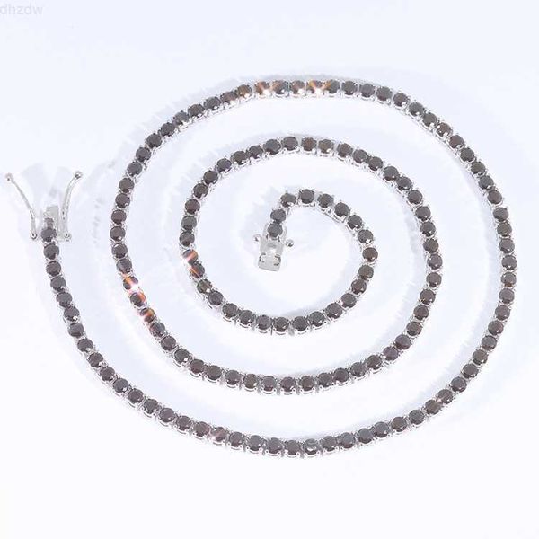 customized classical white gold plated sterling silver four prong setting black moissanite tennis chain for jewelry
customized classical white gold plated sterling silver four prong setting black moissanite tennis chain for jewelry