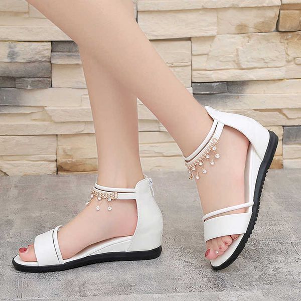 sandals summer women zapatillas mujer wedge sandalias woman zipper solid zipper crystal gladiator shoes 230417, Black
sandals summer women zapatillas mujer wedge sandalias woman zipper solid zipper crystal gladiator shoes 230417, Black
