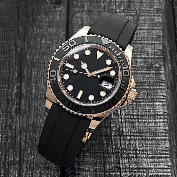 luxury men's watch yacht style 40mm wristwatch black dial automatic mechanical watches sapphire glass classic folding strap s327u, Slivery;brown
luxury men's watch yacht style 40mm wristwatch black dial automatic mechanical watches sapphire glass classic folding strap s327u, Slivery;brown