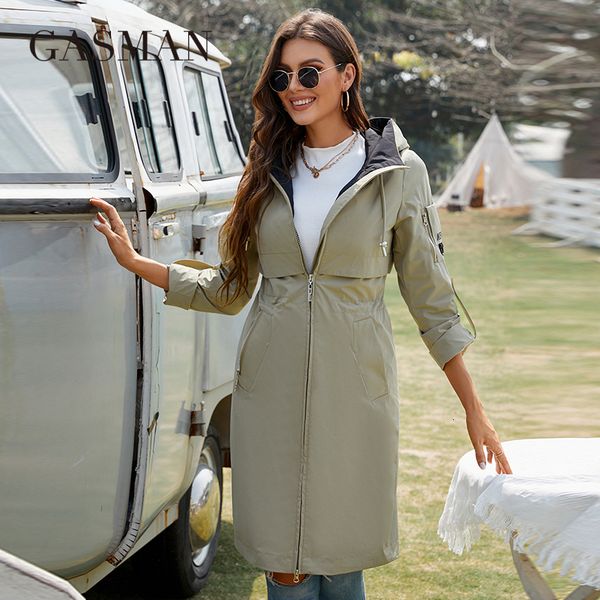 women's trench coats gasman women's coat spring waist long fashion brand jacket hooded zipper high collar trench for women gw8279, Tan;black
women's trench coats gasman women's coat spring waist long fashion brand jacket hooded zipper high collar trench for women gw8279, Tan;black