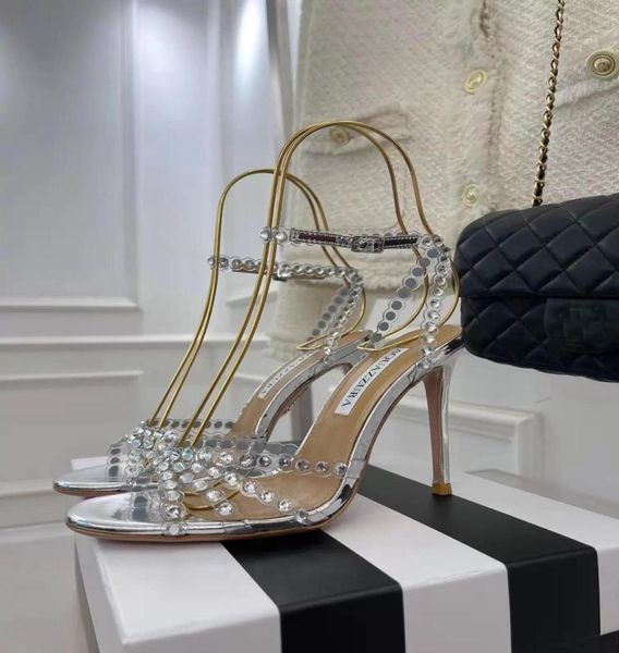 new season aquazzura shoes tequila sandals 105 sparkling party italy clear pvc crystals stiletto heel wedding bride5321492, Black
new season aquazzura shoes tequila sandals 105 sparkling party italy clear pvc crystals stiletto heel wedding bride5321492, Black