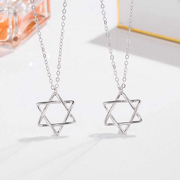 brand original t'home s925 sterling silver hollow six star collar necklace pendant of david zombie korean women's
brand original t'home s925 sterling silver hollow six star collar necklace pendant of david zombie korean women's