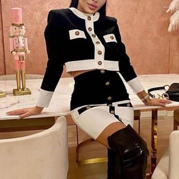 work dresses vintage women plaid print two pieces set fall winter buttons crop mini skirt elegant office lady patchwork suit, White;black
work dresses vintage women plaid print two pieces set fall winter buttons crop mini skirt elegant office lady patchwork suit, White;black