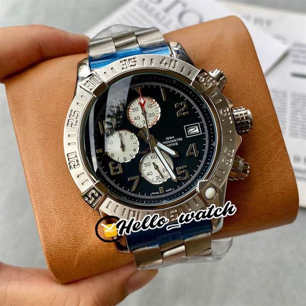 new 44mm ii steel case chronograph a13381111b2a1 mens watch black dial white subdial stainless steel bracelet watches hello 258c, Slivery;brown
new 44mm ii steel case chronograph a13381111b2a1 mens watch black dial white subdial stainless steel bracelet watches hello 258c, Slivery;brown