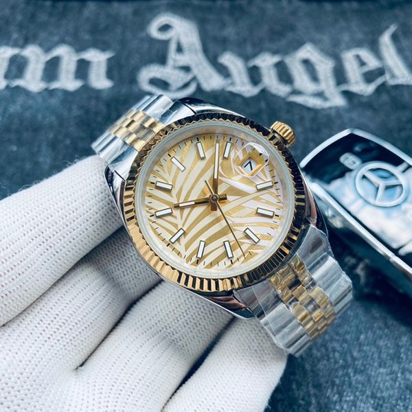 36/41mm watch 2022 precision durable automatic movement stainless waterproof mechanical men women, Slivery;golden
36/41mm watch 2022 precision durable automatic movement stainless waterproof mechanical men women, Slivery;golden