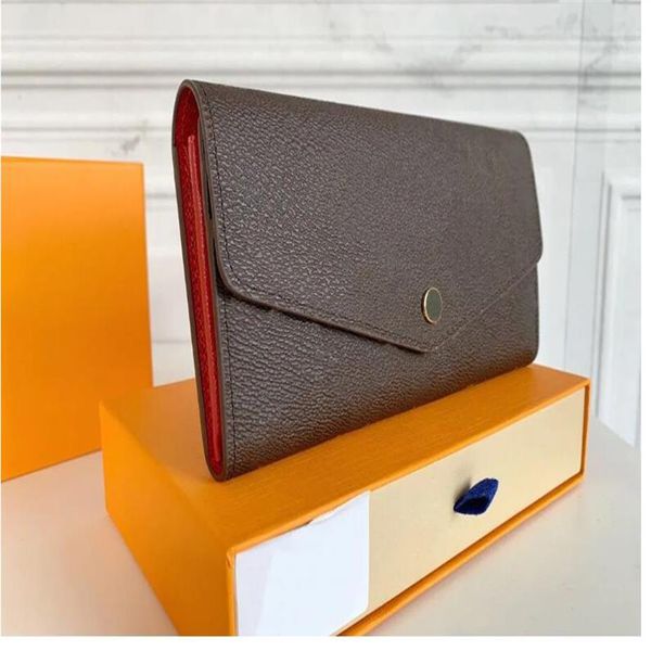 luxurys designers flip wallet purse woman fashion wallets coin pouch monogrames sarah long envelope zipper purses with box dust ba281u, Red;black
luxurys designers flip wallet purse woman fashion wallets coin pouch monogrames sarah long envelope zipper purses with box dust ba281u, Red;black