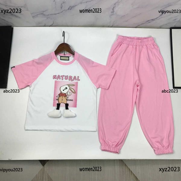 2023 summer outdoors tracksuits kids clothes child sets baby 2pcs cartoon rabbit pattern printed short sleeved and elastic waist pants, White
2023 summer outdoors tracksuits kids clothes child sets baby 2pcs cartoon rabbit pattern printed short sleeved and elastic waist pants, White