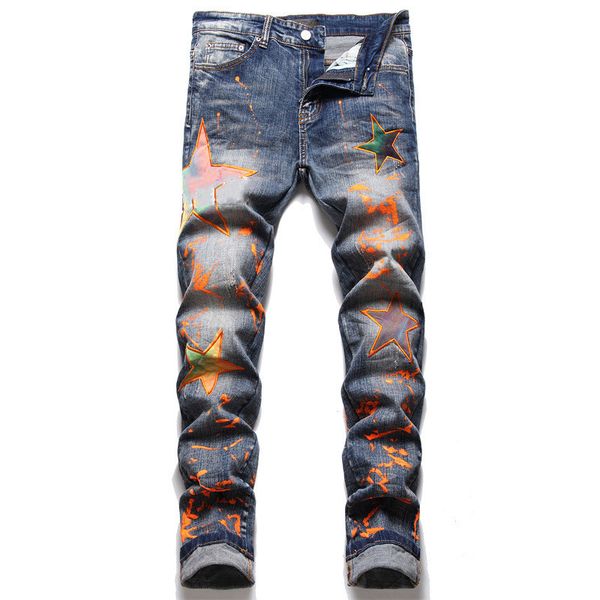 designer mens jeans high street america jeans for mens embroidery pants oversize ripped patch denim 2023 new fashion streetwear skinny slim, Blue
designer mens jeans high street america jeans for mens embroidery pants oversize ripped patch denim 2023 new fashion streetwear skinny slim, Blue