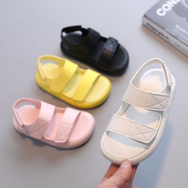 sandals summer solid baby girls boys sandals casual pu leather hook loop children beach shoes soft bottom barefoot toddler kids sandals 2304, Black;red
sandals summer solid baby girls boys sandals casual pu leather hook loop children beach shoes soft bottom barefoot toddler kids sandals 2304, Black;red