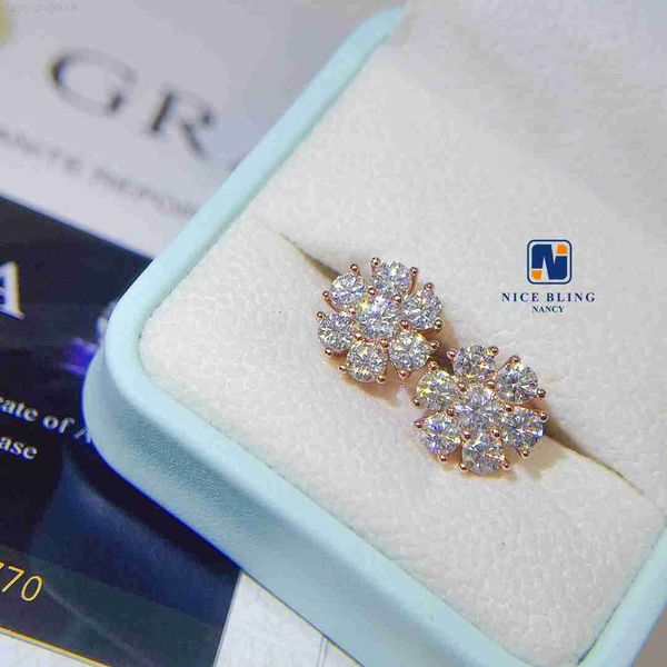 gold earrings jewelry flower shape vvs moissanite diamond stud earrings 925 sterling silver earrings women, Golden
gold earrings jewelry flower shape vvs moissanite diamond stud earrings 925 sterling silver earrings women, Golden