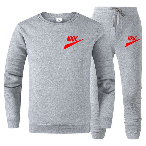 new men 2 pieces sets tracksuit hooded sweatshirt pants male sport hoodies running sportswear men brand print autumn winter, Gray
new men 2 pieces sets tracksuit hooded sweatshirt pants male sport hoodies running sportswear men brand print autumn winter, Gray
