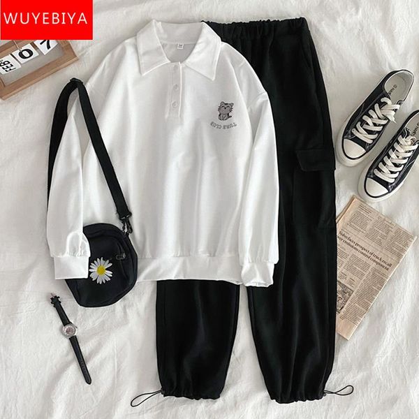 vests sports suit girl spring and autumn clothes new junior high school students korean style loosefitting casual pullover twopiece, Black;white
vests sports suit girl spring and autumn clothes new junior high school students korean style loosefitting casual pullover twopiece, Black;white