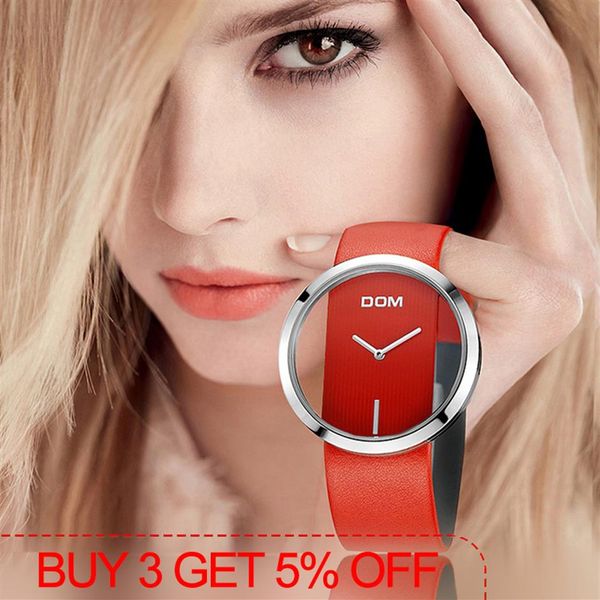 dom watch women luxury fashion casual 30 m waterproof quartz watches genuine leather strap sport ladies elegant wrist watch girl2435, Slivery;brown
dom watch women luxury fashion casual 30 m waterproof quartz watches genuine leather strap sport ladies elegant wrist watch girl2435, Slivery;brown