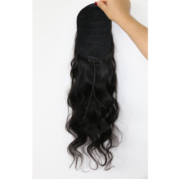 peruvian ponytails body wave 100% human hair 10-24inch natural color virgin hair drawstring, Black
peruvian ponytails body wave 100% human hair 10-24inch natural color virgin hair drawstring, Black