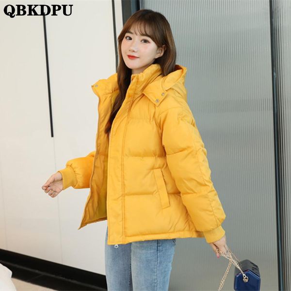 leather winter hooded cotton padded basic solid jacket women coat warm sobretudo thick parkas loose outwear causal korean chaquetas, Black
leather winter hooded cotton padded basic solid jacket women coat warm sobretudo thick parkas loose outwear causal korean chaquetas, Black