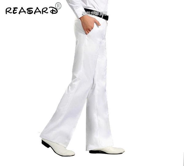 pants autumn 2019 men's flared trousers formal white bell bottom dance suit pants bootcut businness clothing male, Black
pants autumn 2019 men's flared trousers formal white bell bottom dance suit pants bootcut businness clothing male, Black