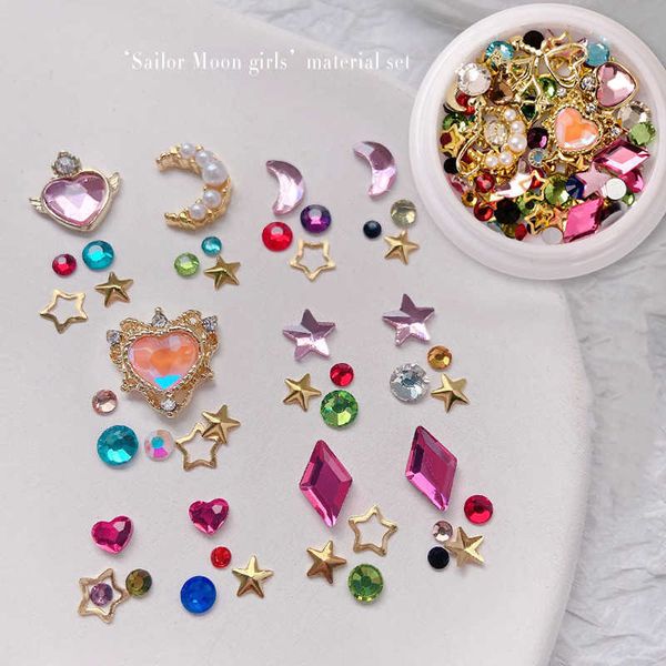 nail art decorations mix elements sailor warrior charms heartmoonstargeometry rhinestone crystal manicure japan moon character jewelry nail, Silver;gold
nail art decorations mix elements sailor warrior charms heartmoonstargeometry rhinestone crystal manicure japan moon character jewelry nail, Silver;gold