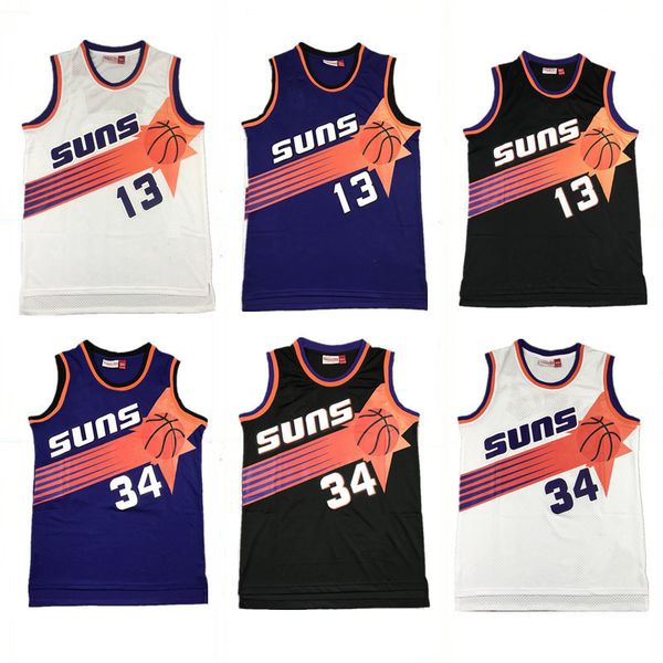 college basketball jerseys suns no. 13 nash no. 34 barkley throwback jersey embroidered basketball jersey, Black;red
college basketball jerseys suns no. 13 nash no. 34 barkley throwback jersey embroidered basketball jersey, Black;red