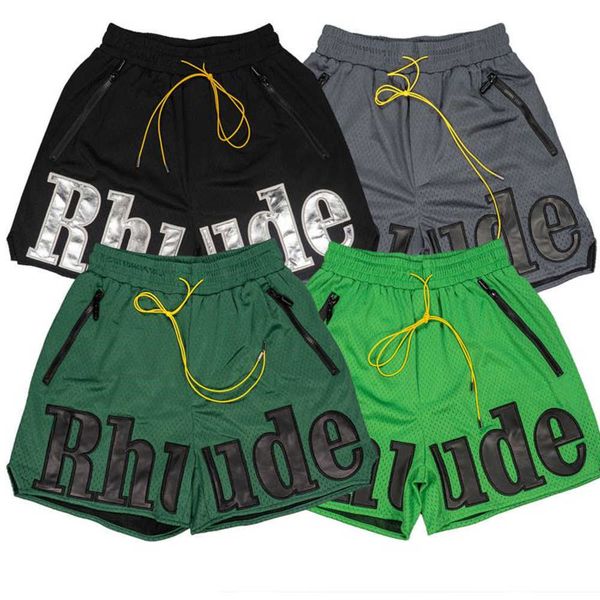 designer clothing short casual rhude mesh patchwork embroidered letters men summer breathable basketball multi pocket popular shorts couples, White;black
designer clothing short casual rhude mesh patchwork embroidered letters men summer breathable basketball multi pocket popular shorts couples, White;black