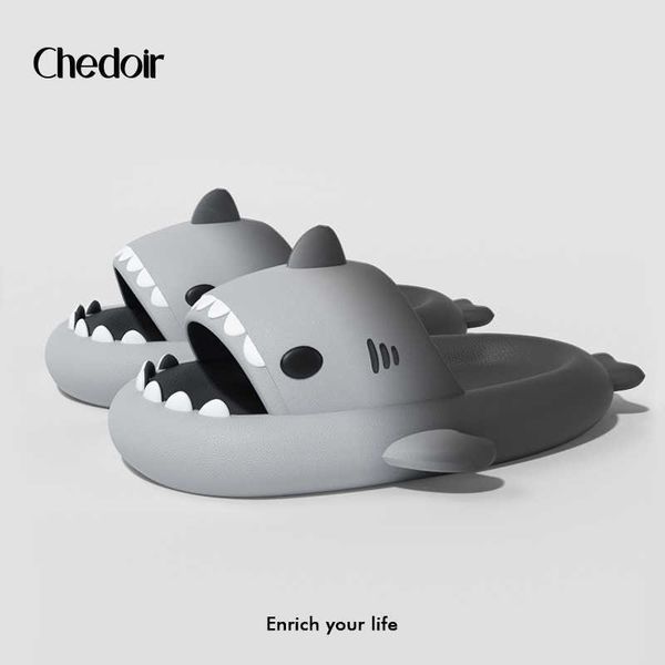 gradual shark indoor home bathroom bathing in summer anti-slip couples' shit feeling men's slippers, Black
gradual shark indoor home bathroom bathing in summer anti-slip couples' shit feeling men's slippers, Black