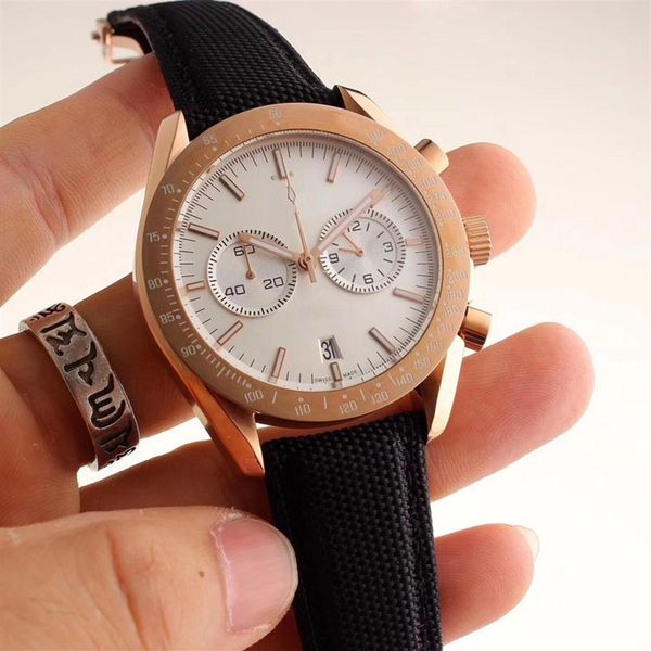 classic fashion mens watch 8 styles sapphire 42mm chronograph dial nylon woven strap vk quartz chronograph wristwatch227r, Slivery;brown
classic fashion mens watch 8 styles sapphire 42mm chronograph dial nylon woven strap vk quartz chronograph wristwatch227r, Slivery;brown