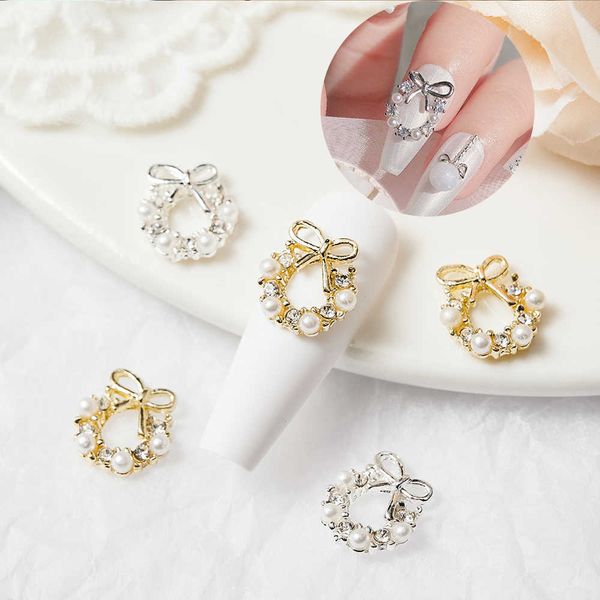 nail art decorations 10pcs garland bowknot pearl nail charms zircon bow wreath design crystals nail rhinestone jewelry for nail art decorati, Silver;gold
nail art decorations 10pcs garland bowknot pearl nail charms zircon bow wreath design crystals nail rhinestone jewelry for nail art decorati, Silver;gold