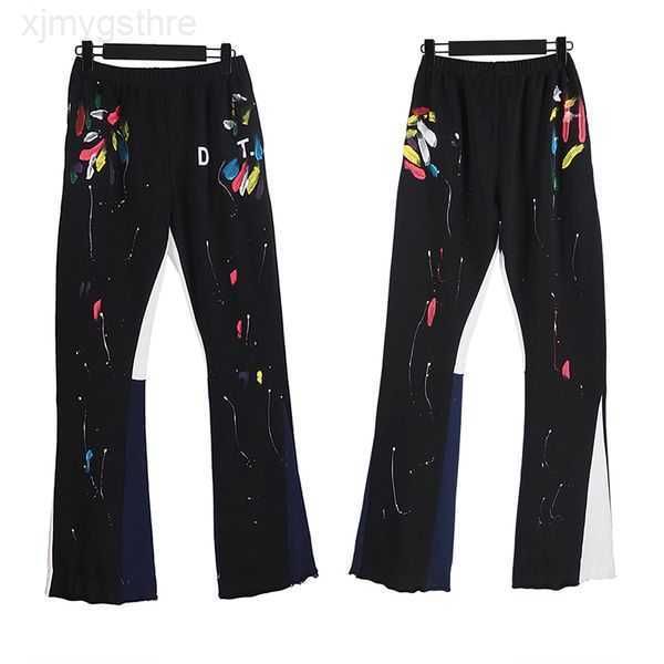 men's pants galleryes depts multi panel flared women sports loose high street casual sweatpants vintage trousers 3869h, Black
men's pants galleryes depts multi panel flared women sports loose high street casual sweatpants vintage trousers 3869h, Black