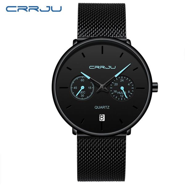 mens designer watches crrju full steel casual waterproof watch for man sport quartz watch men's dress calendar watch relogio 190y, Slivery;brown
mens designer watches crrju full steel casual waterproof watch for man sport quartz watch men's dress calendar watch relogio 190y, Slivery;brown