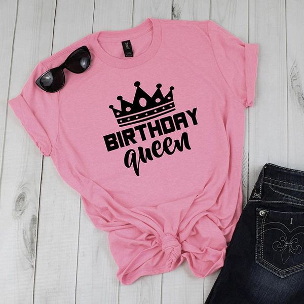 t-shirt birthday queen letter print women short sleeve t shirt cotton causal graphic tee oversized birthday party t shirt for girls, White
t-shirt birthday queen letter print women short sleeve t shirt cotton causal graphic tee oversized birthday party t shirt for girls, White