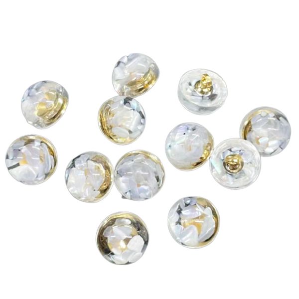 clothing sewing accessories and tools 10mm resin buckle fashion shirt circular mushroom transparent pattern hand sewn button, Black
clothing sewing accessories and tools 10mm resin buckle fashion shirt circular mushroom transparent pattern hand sewn button, Black
