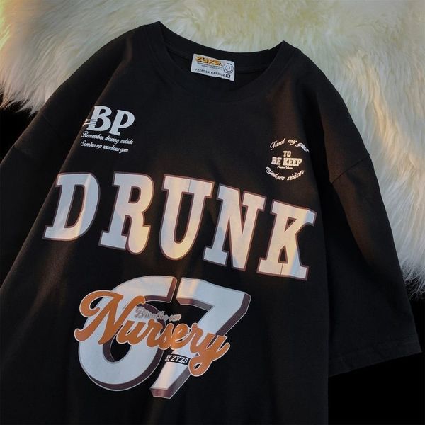 womens tshirt shortsleeved t shirts for summer european and american street style men women loose all match ins br couple wear 230420, White
womens tshirt shortsleeved t shirts for summer european and american street style men women loose all match ins br couple wear 230420, White