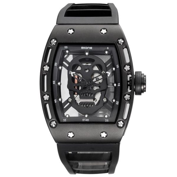 skone 2017 brand quartz men watches pirate skull style military silicone men sports wristwatch waterproof relogio masculino250v, Slivery;brown
skone 2017 brand quartz men watches pirate skull style military silicone men sports wristwatch waterproof relogio masculino250v, Slivery;brown