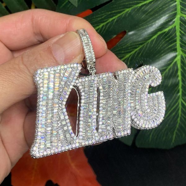iced out bling cz letter king pendant chain necklaces for women men hiphop party fashion male jewellery2612, Silver
iced out bling cz letter king pendant chain necklaces for women men hiphop party fashion male jewellery2612, Silver