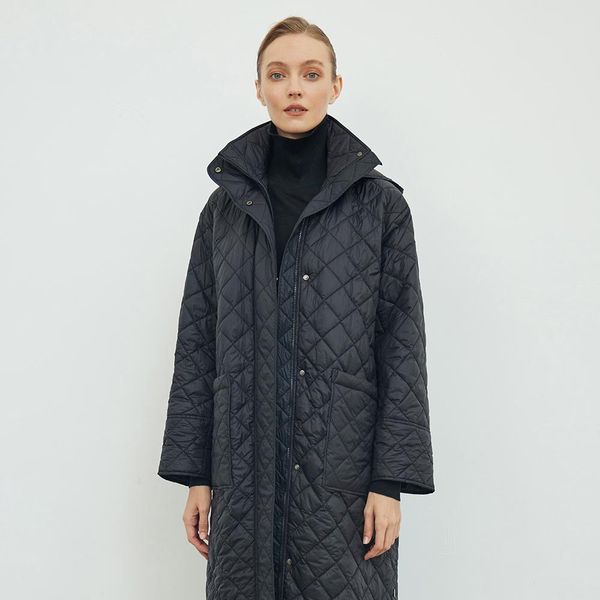 leather mkyn new winter women jacket long warm jacket standing collar hooded waterproof windproof parkas, Black 
leather mkyn new winter women jacket long warm jacket standing collar hooded waterproof windproof parkas, Black