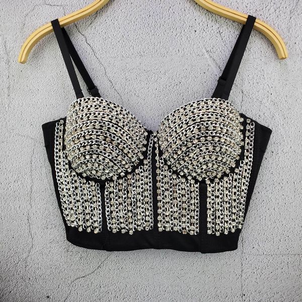 t-shirt elegant diamond tank fashion summer black women beading camis gold strapless corset party cropped bustier bra, White
t-shirt elegant diamond tank fashion summer black women beading camis gold strapless corset party cropped bustier bra, White