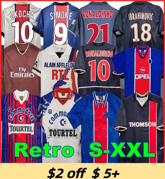 OKOCHA Retro SOCCER JERSEYs 93 94 95 96 LEROY ADAILTON Beckham 98 99 00 01 02 03 90 92 classic RAI ANELKA Ibrahimovic camisas de futebol RONALDINHO SIMONE, 90 92 away jersey
OKOCHA Retro SOCCER JERSEYs 93 94 95 96 LEROY ADAILTON Beckham 98 99 00 01 02 03 90 92 classic RAI ANELKA Ibrahimovic camisas de futebol RONALDINHO SIMONE, 90 92 away jersey