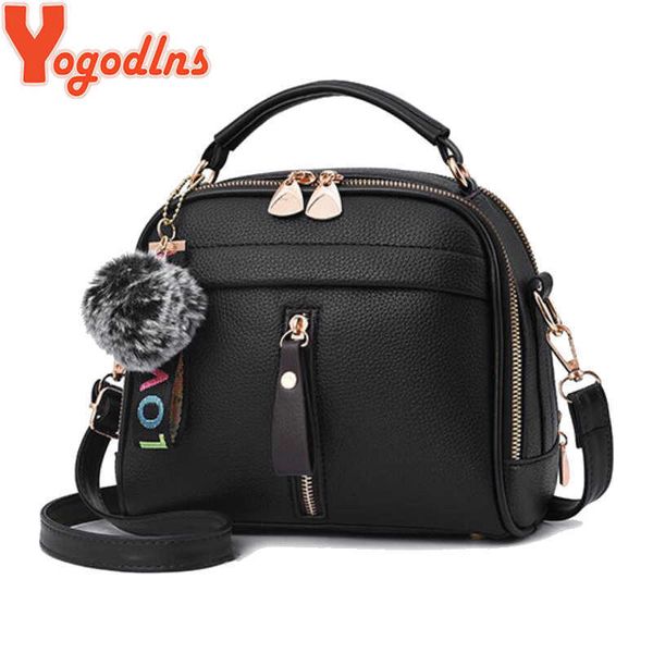 evening bags yogodlns fashion pu leather shoulder bags for women solid color feminina hair ball ornaments crossbody bag j230420
evening bags yogodlns fashion pu leather shoulder bags for women solid color feminina hair ball ornaments crossbody bag j230420