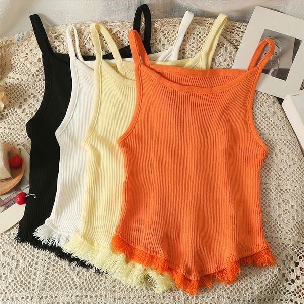 camisoles tanks hikigawa chic fashion women irregular hem tassel cropped sleeveless camisole shirts summer solid slim y2k tank mujer 230421, Black;white
camisoles tanks hikigawa chic fashion women irregular hem tassel cropped sleeveless camisole shirts summer solid slim y2k tank mujer 230421, Black;white