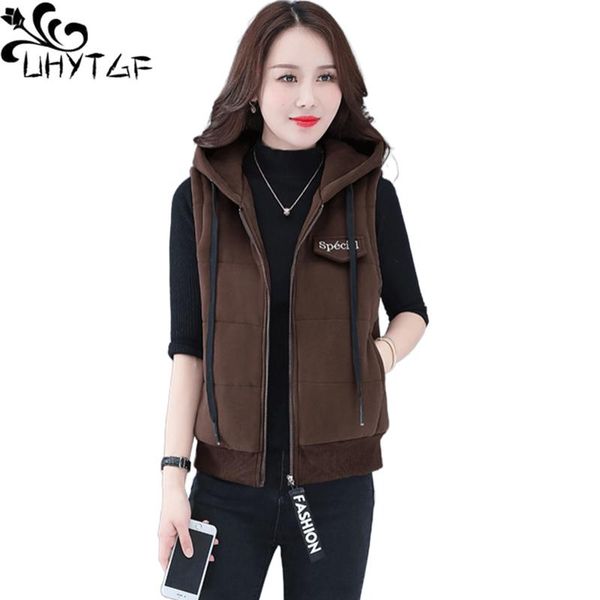 vests uhytgf vests for women hooded female sleeveless jacket pure color wild fleece warm jacket autumn winter waistcoat short 1390, Black;white
vests uhytgf vests for women hooded female sleeveless jacket pure color wild fleece warm jacket autumn winter waistcoat short 1390, Black;white