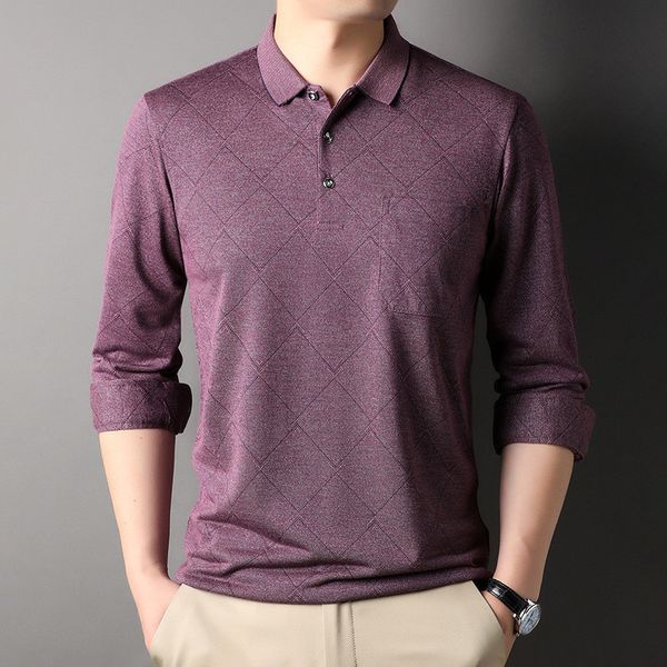 men's polos arrival men polo shirt plaid long sleeve button collar autumn clothing korean casual tee shirt homme polo shirt 230421, White;black
men's polos arrival men polo shirt plaid long sleeve button collar autumn clothing korean casual tee shirt homme polo shirt 230421, White;black