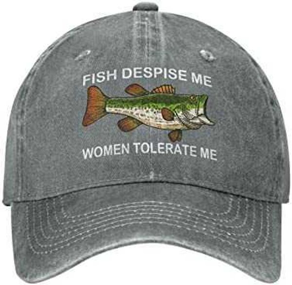 ball caps funny fishing cap fish despise me women tolerate me cap men baseball caps cool cap j230421, Blue;gray
ball caps funny fishing cap fish despise me women tolerate me cap men baseball caps cool cap j230421, Blue;gray