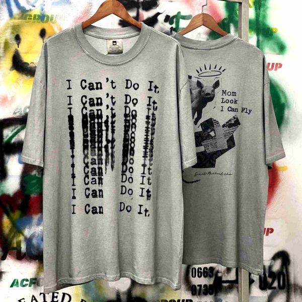 men's t-shirts saint michael cho omnipotent american high street vintage washed vintage short sleeved t-shirt f213, White;black
men's t-shirts saint michael cho omnipotent american high street vintage washed vintage short sleeved t-shirt f213, White;black