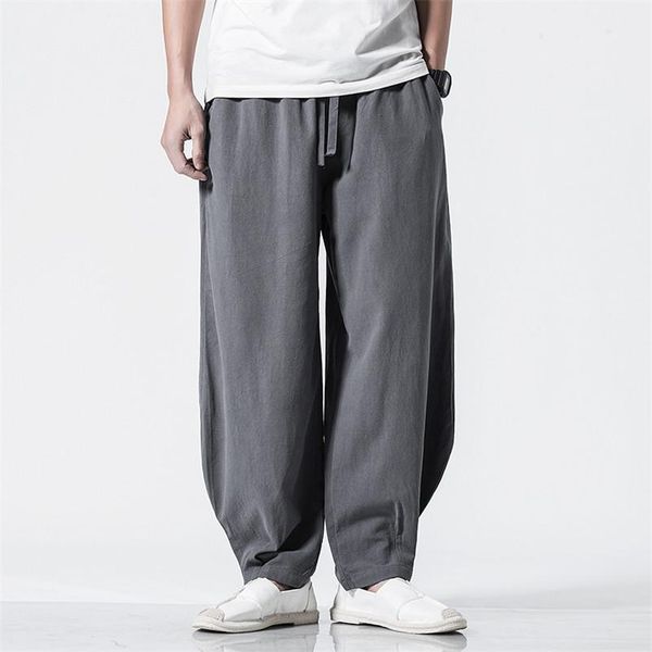 pants m7xl plus size men wide leg pants japanese style casual cotton linen trouser man loose jogger pants chinese baggy pants, Black
pants m7xl plus size men wide leg pants japanese style casual cotton linen trouser man loose jogger pants chinese baggy pants, Black